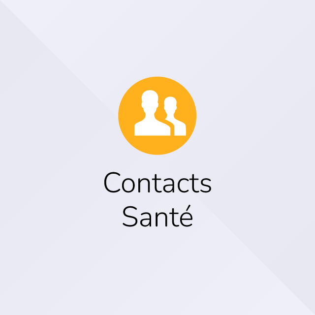 Contacts santé
